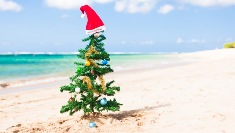 Beach Christmas Instagram Captions